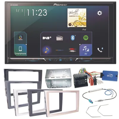 Produktbild von Pioneer SPH-DA230DAB Bluetooth Einbauset für Opel Astra H Corsa D Zafira B Antara