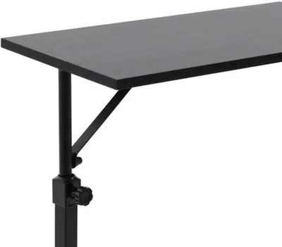 Immagine prodotto di Scrivania regolabile in altezza - Struttura in acciaio nero - Sgabello ergonomico o scrivania per l'uso domestico