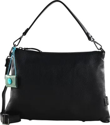 Produktbild von Gabs Leder Schultertasche Umhängetasche Filippa TG Pochette Nero schwarz