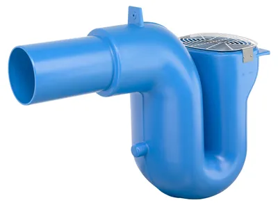 Produktbild von Überlaufsiphon DN 200 mit Nagetiersperre Edelstahl