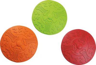 Image de Frisbee en caoutchouc solide Karlie Flamingo - 18 cm