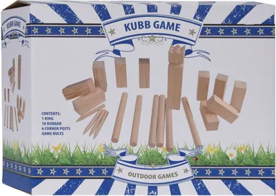 Produktbild von Kubb Spiel großHolz Outdoor Spiel für Kinder und Erwachsene