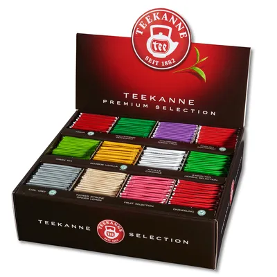 Obrázok produktu pre Teekanne Premium Selection sortimentná krabica bylinných a ovocných čajov 363g