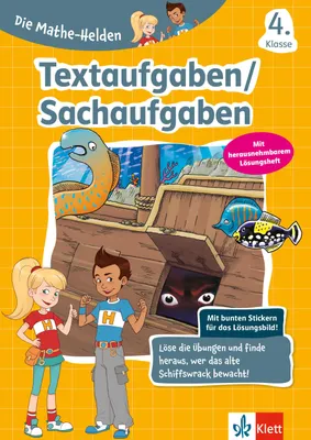 Produktbild von Die Mathe-Helden. Textaufgaben/Sachaufgaben 4. Klasse