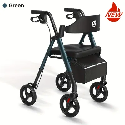 Produktbild von Rollator – Gehhilfe – Mobilitätshilfe – Faltbarer Rollator – Robuster Aluminiumrollator