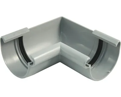 Produktbild von Marley Rinnenwinkel NW 75 mm, Innenecke, 90°, halbrund, grau