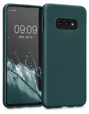 Produktbild von kwmobile Handyhülle für Samsung Galaxy S10e Hülle - Silikon Case metallisch schimmernd - Schutzhülle Cover - Metallic Petrol