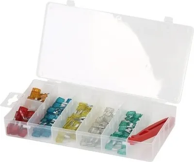 Zdjęcie produktu dla Zestaw Bezpieczników Mini, 121 Szt  5A, 10A, 15A, 20A, 25A, 30A