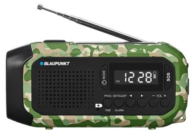 Zdjęcie produktu dla Radiotelefon awaryjny FM firmy Blaupunkt Latarka LED Lampka do czytania Potrójny system ładowania Alarm SOS, ER20GC