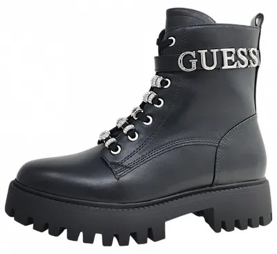 Productafbeelding van Guess Ficki Damenschuhe Schnürstiefel Schwarz Freizeit