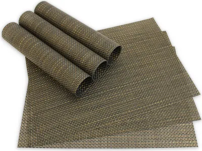 Produktbild von Tischsets ELEGANCE 6er Set Schwarz als Tischuntersetzer
