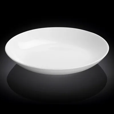 Image de Assiette de service creuse Wilmax 30,5 cm en porcelaine, blanche WL-991119/A