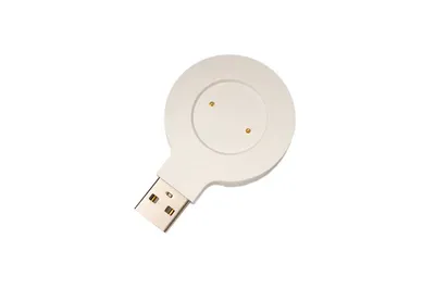 Produktbild von SYSTEM-S USB 2.0 Adapter Ladestation für Huawei Honor Watch Smartwatch Kabel in Weiß