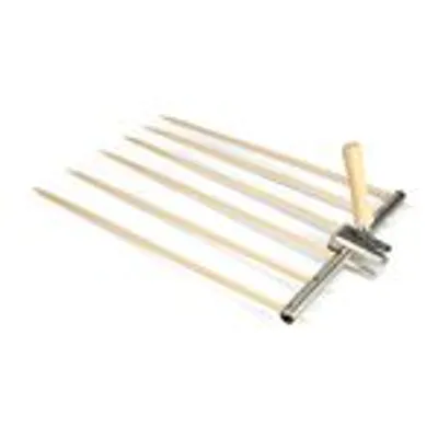 Obrázok produktu pre Steckelfischhalter | Asado Grill| mit innovativer Höhenverstellung für Feuertonnen Feuerschalen & Kugelgrills