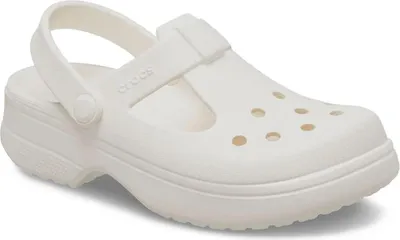 Produktbild von Crocs Classic Mary Jane Holzschuhe Weiß,Grau EU 29-30 Jungen,Mädchen Weiß,Grau EU 29-30