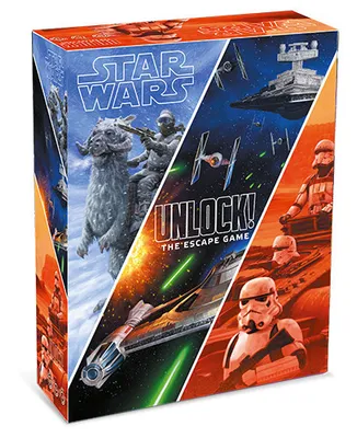 Produktbild von Asmodee Unlock! Star Wars, Brettspiel, Flucht, 10 Jahr(e), Familienspiel