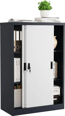 Produktbild von Stahlschrank abschließbar Malivo 3fach