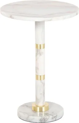 Produktbild von Beistelltisch Home ESPRIT Weiß Gold 41 X 41 X 58 CM