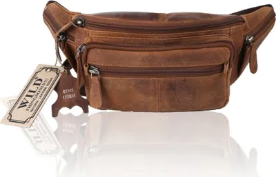 Produktbild von Bauchtasche Gürteltasche Hüfttasche Umhängetasche Crossbag Leder Sport Tasche