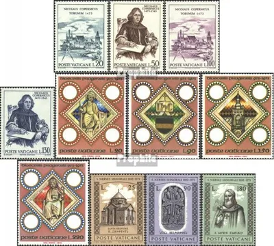 Produktbild von Briefmarken Vatikanstadt 1973 Mi 621-624,625-628,629-631 (kompl.Ausg.) postfrisch Sondermarken