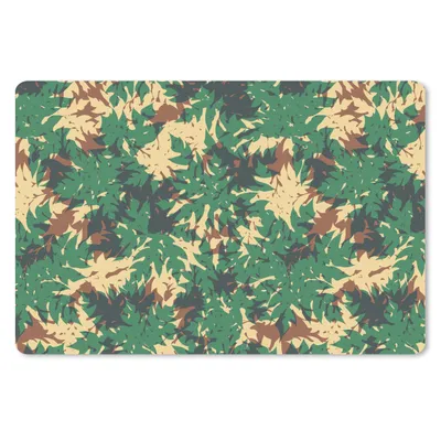 Produktbild von MuchoWow® Schreibtischunterlage Muster - Dschungel - Camouflage 60x40 cm - XXL Mauspad - Großes Mauspad