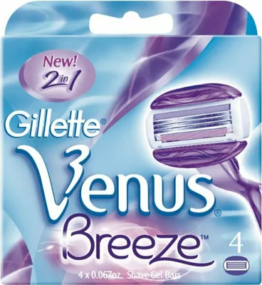Image de Gillette Venus Comfortglide Breeze Lames de rasoir, paquet de 4