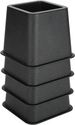 Obrázok produktu pre Nastaviteľné podložky pod stoličky, 4-dielne, 12 x 12 x 10 cm, PP, široké nožičky