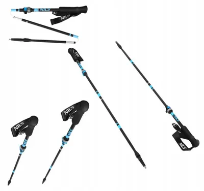 Produktbild von Nils TK8604 Trekkingstöcke Aluminium Teleskopisch Blau