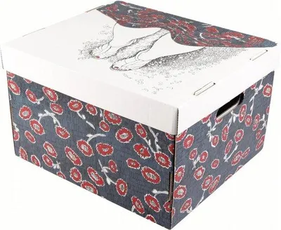 Produktbild von Faltbare Aufbewahrungsbox mit Deckel 32x28x20 cm