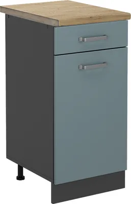 Obrázek produktu pro Spodní skříňka kuchyňské linky Vicco R-Line Modrošedá 40 cm , PD Dub, Model 46304