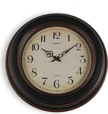 Immagine prodotto di Versa Orologio da parete in plastica antica 4,5 x 51 x 51 cm