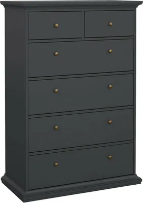Zdjęcie produktu dla Komoda – szara 48,5 x 96,2 x 139,48 cm (wysokość)