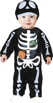 Immagine prodotto di Fiestas Guirca - Costume da scheletro per bambino FG178 (86) (Nero/Bianco)