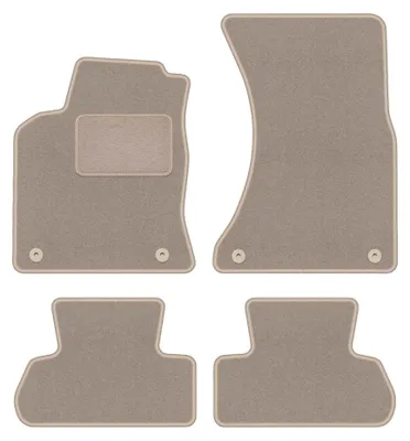 Immagine prodotto di Tappetini in moquette per Audi Q5 I 2008-2017 (SUV) – set 4 pezzi, beige, su misura – Wielganizator LUX