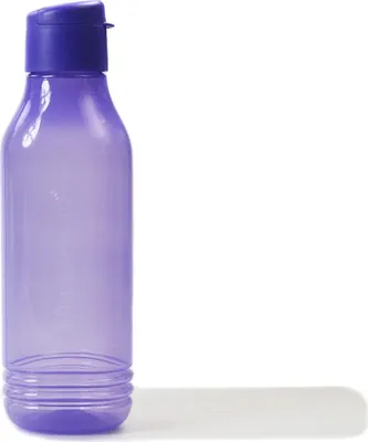 Produktbild von TUPPERWARE To Go Eco 750 ml lila Trinkflasche EcoEasy Flasche dreieckig