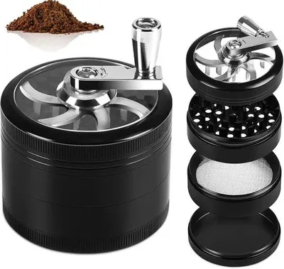 Immagine prodotto di Macinino portatile in metallo per erbe aromatiche secche, caffè e spezie
