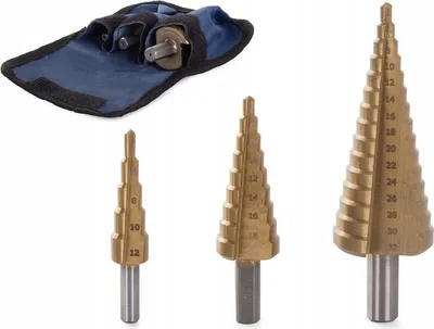 Produktbild von Stufenbohrer 4-32 mm - 3er Set, 11259