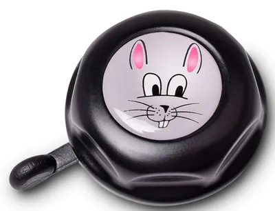 Produktbild von CUBE Fahrradklingel Junior "BUNNY", mein Name ist Hase. Ø 55mm