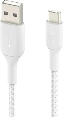 Produktbild von Belkin CAB002BT3MWH, 3 m, USB A, USB C, Weiß
