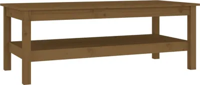 Produktbild von vidaXL Couchtisch Honigbraun 110x50x40 cm Massivholz Kiefer