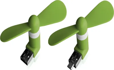 Produktbild von Xlayer Ventilator XLayer Colour Line Mini Fan 2-in-1 Micro USB & USB