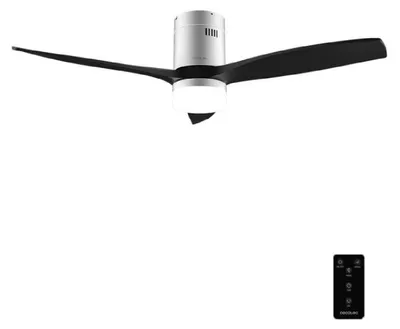 Zdjęcie produktu dla Cecotec EnergySilence Aero 5600 Classic, Wentylator domowy z łopatkami, Żelazo, Czarny, Sufit, 30 m², 132 cm, Pilot