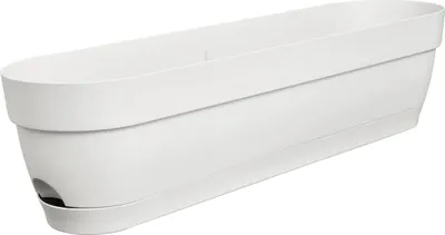 Produktbild von elho® Vibia campana Balkonkasten Weiß 70 cm - Kunststoff