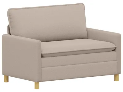 Produktbild von vidaXL Sofa Hellgrau 126 x 81 x 87,5 cm Stoff