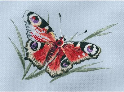 Productafbeelding van RTO Kruisstikset "Zomerschoonheid" M753, telpatroon, 20x13,5 cm