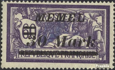 Produktbild von Briefmarken Memelgebiet 1922 Mi 115 mit Falz Freimarken