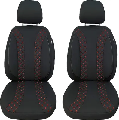 Produktbild von Schonbezüge Sitzbezüge für Seat Arona Bj ab 2017 in Schwarz/Rote N302
