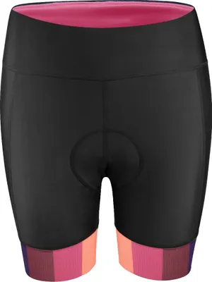 Produktbild von Force Victory Shorts Damen elastisch Taille mit Einsatz schwarz und rosa größe M 9002352-M