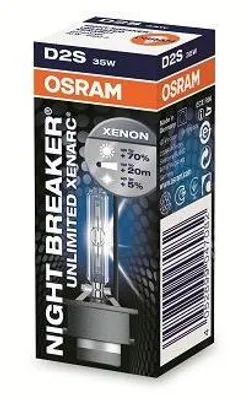 Obrázek produktu pro 1 ks xenonová žárovka do světlometů Osram DS2 Night Breaker Unlimited, až 70 %, 35 W