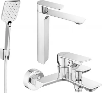 Produktbild von Mexen Alexa R62 Badewannenset, Chrom - 71213R62-00